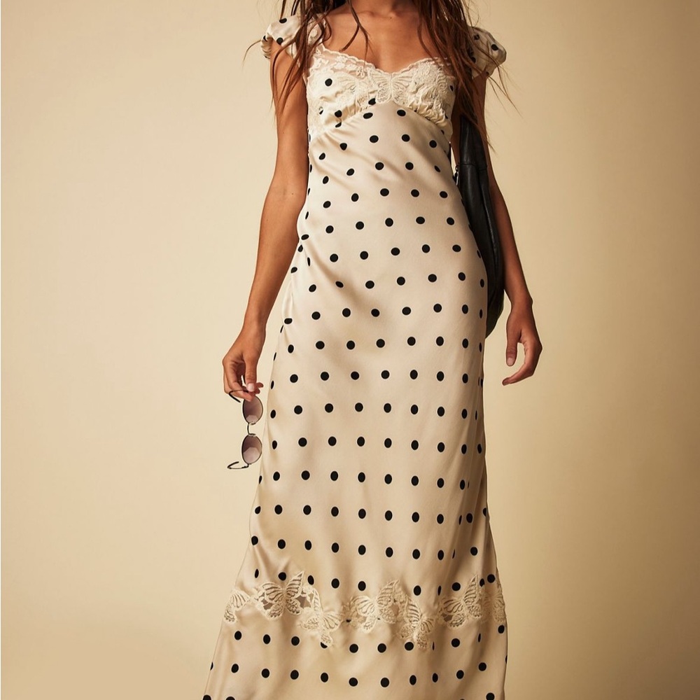 Free People Butterfly Babe Maxi Dress - Tea Combo